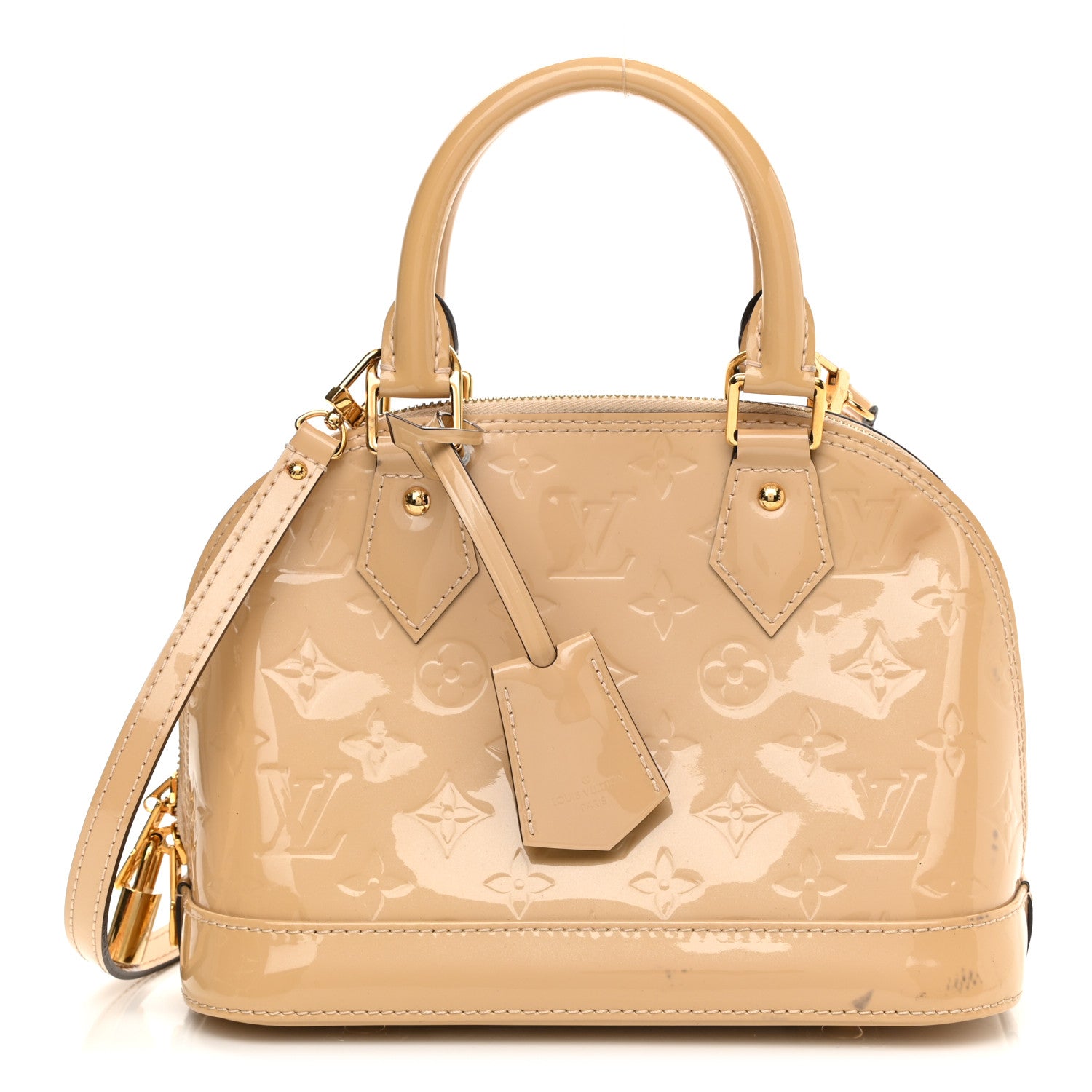 Louis Vuitton Vernis Alma BB Dune 1 of 12