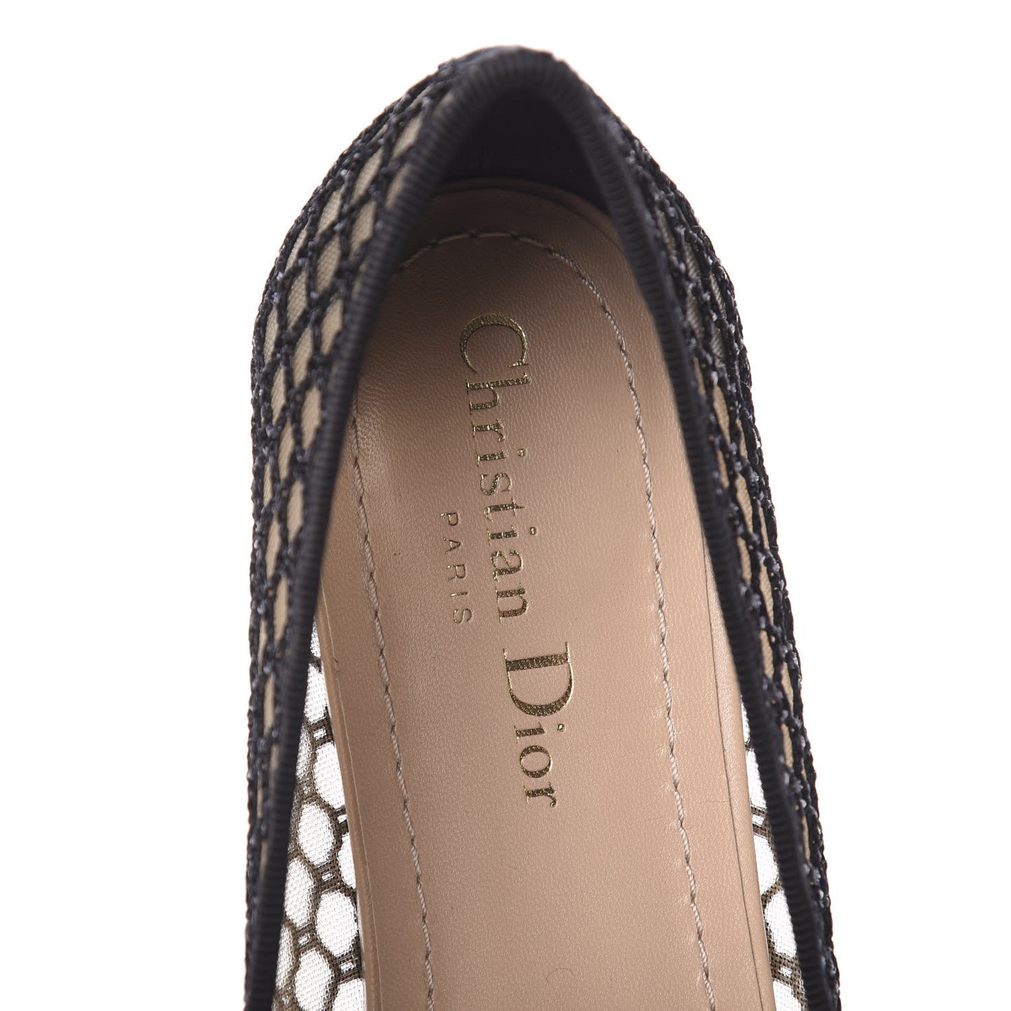 Resille Ribbon Miss J'Adior Ballet Flat 39.5 Black