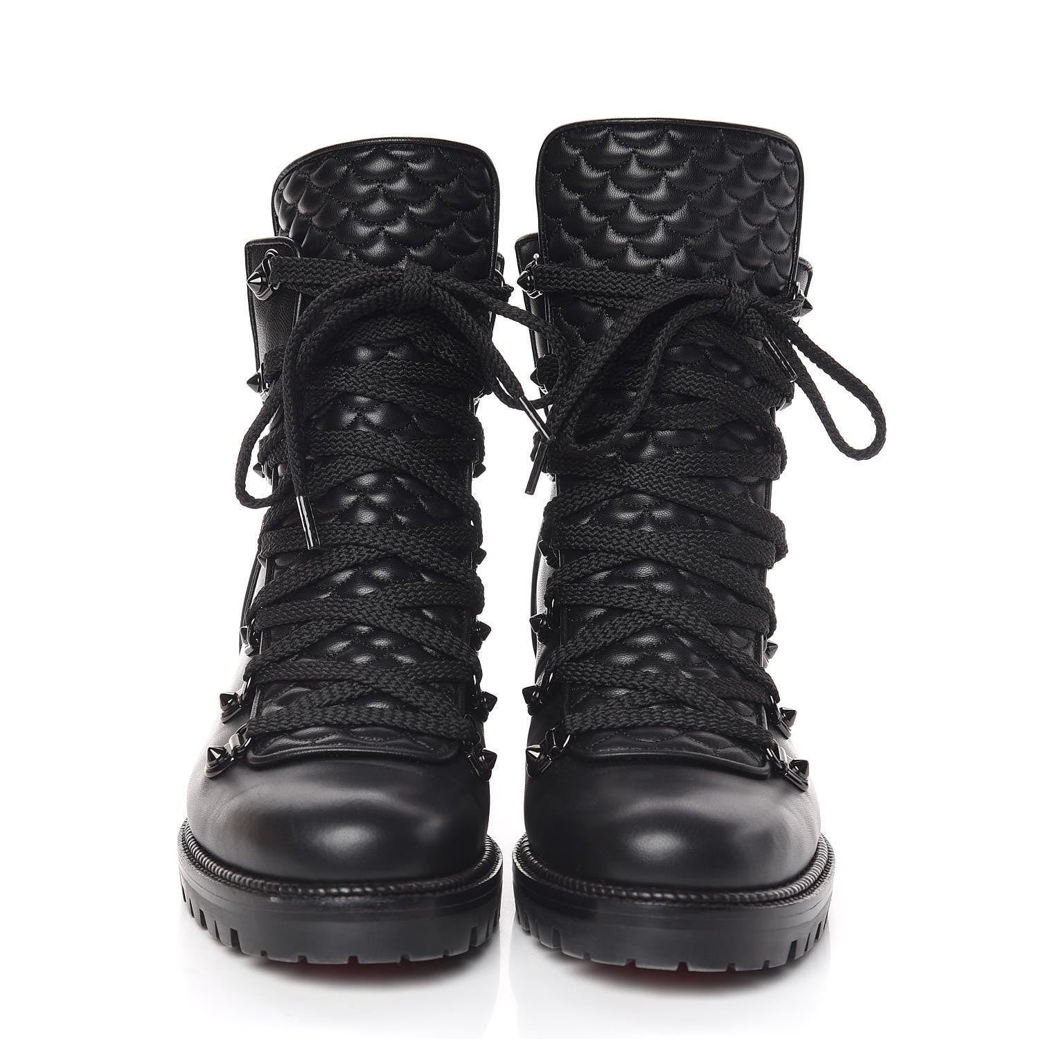 Christian Louboutin Nappa Mad Flat Boots 36.5 Black 2 of 8