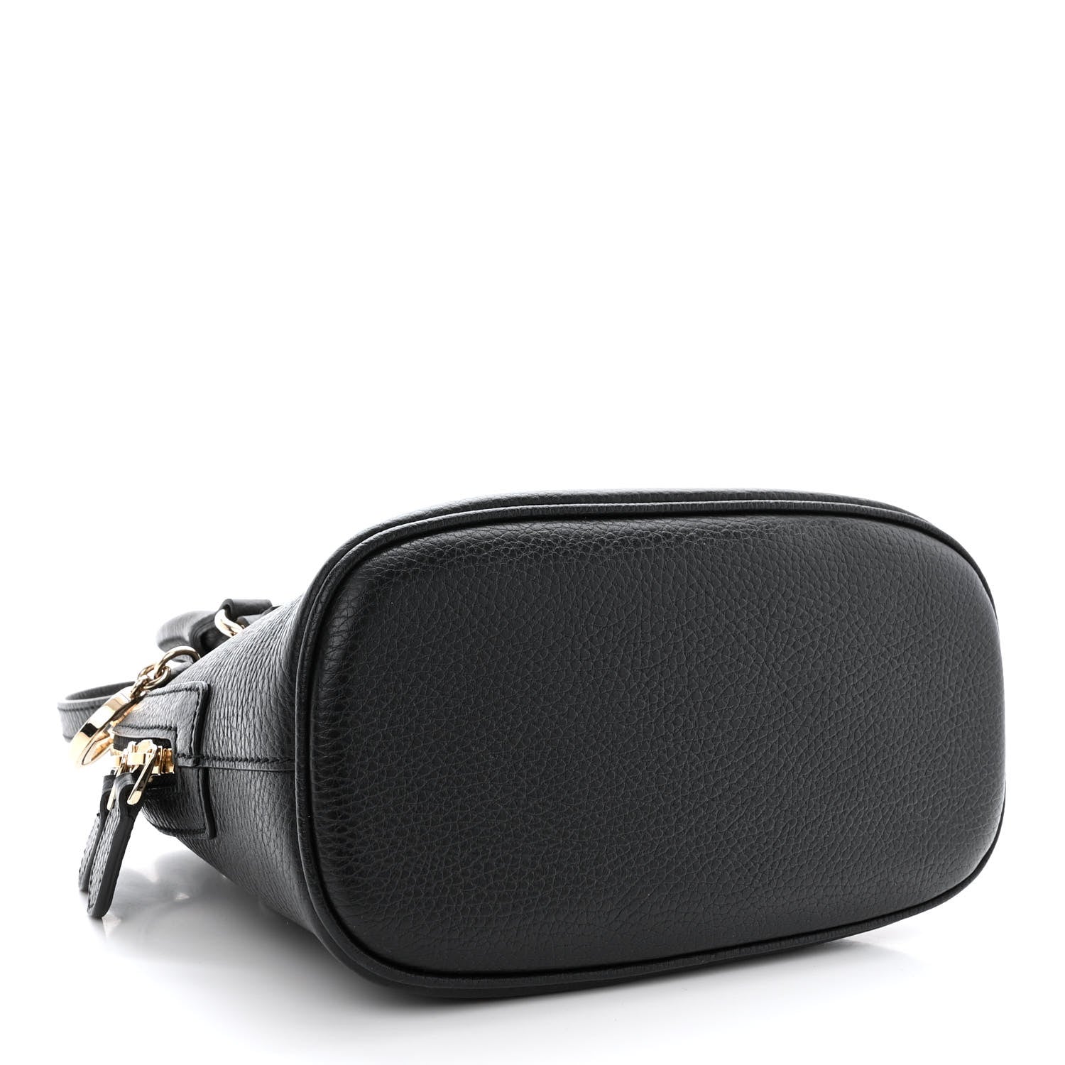 Gucci Dollar Calfskin Small GG Charm Dome Bag Black 4 of 11