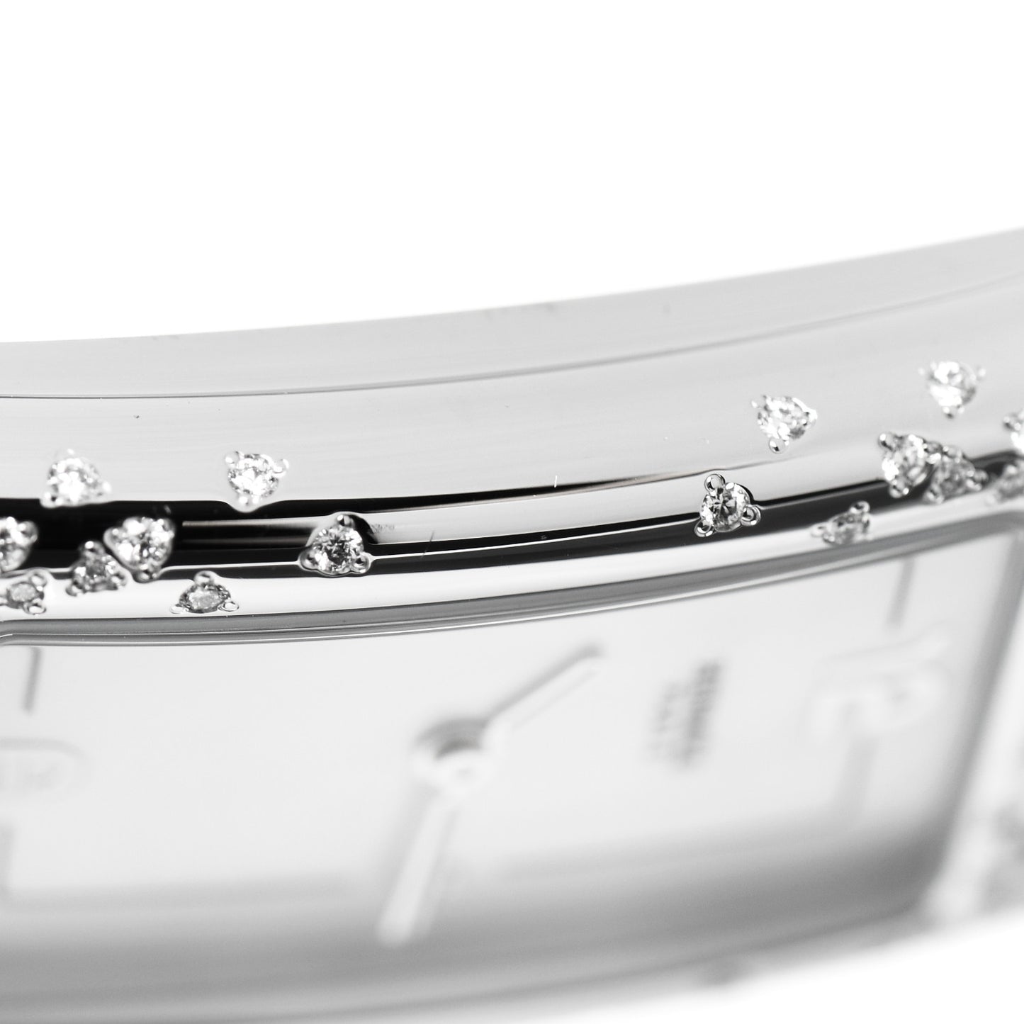 Stainless Steel Alligator Diamond Mother of Pearl 20mm Nantucket Quartz Watch Bleu Saphir