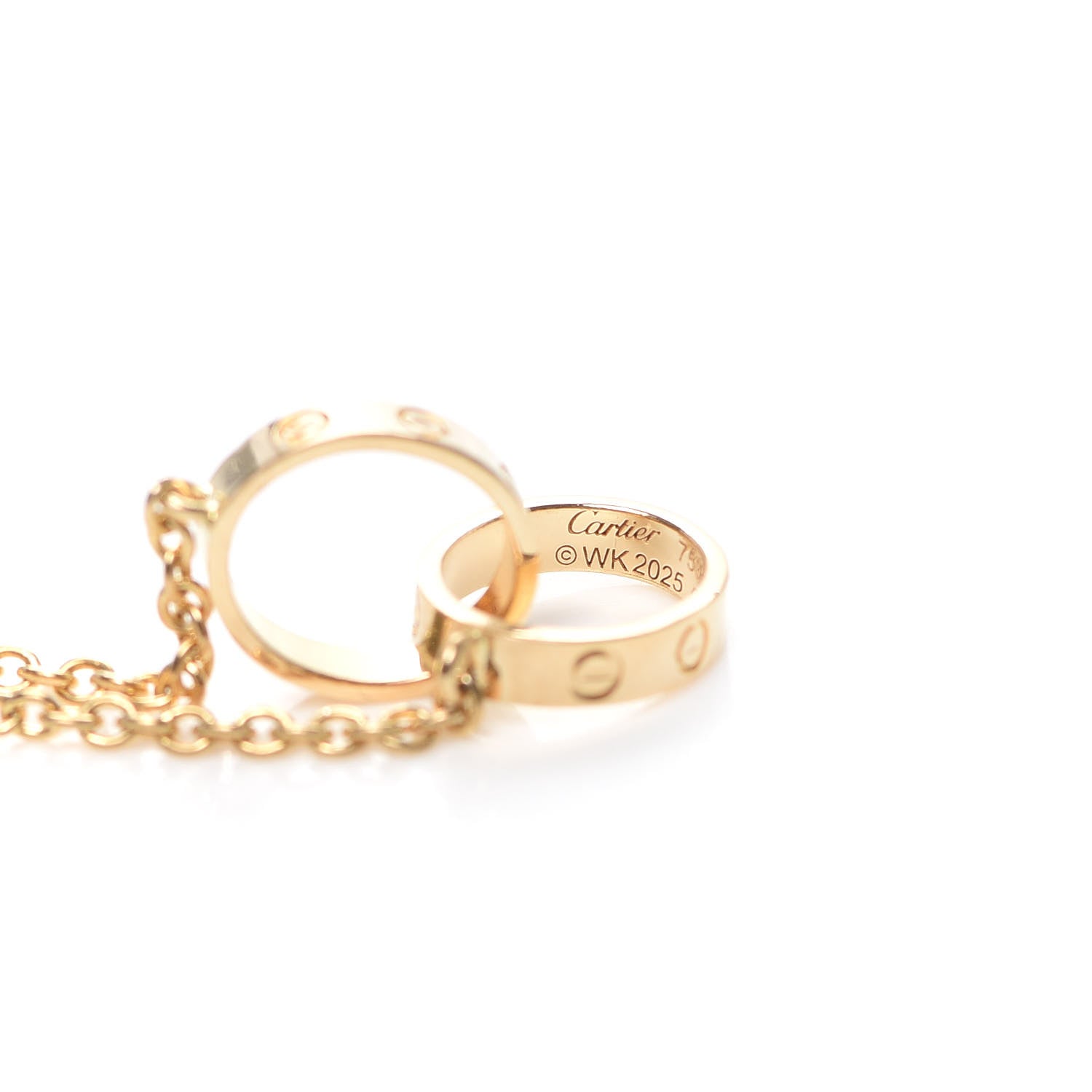 Cartier 18K Yellow Gold Interlocking LOVE Bracelet 4 of 6