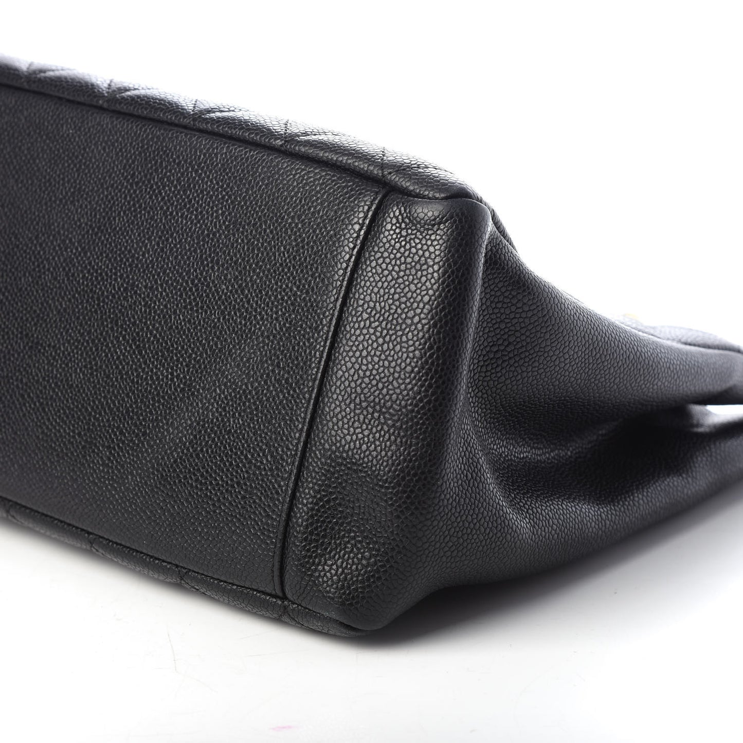 Caviar Quilted Grand Shopping Tote GST Black