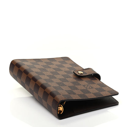 Louis Vuitton Damier Ebene Medium Ring Agenda Cover 4 of 7