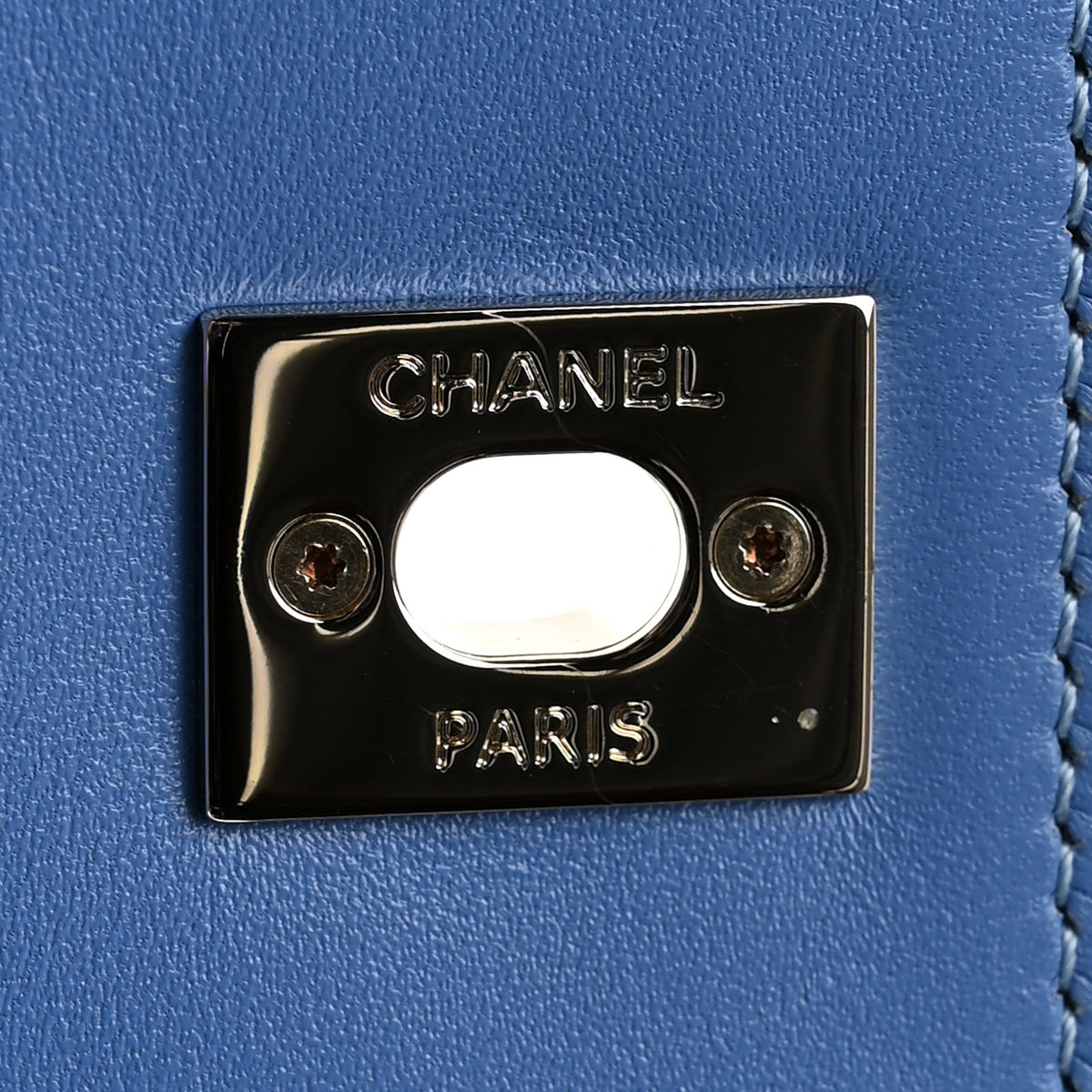 Chanel Lambskin Quilted Mini Trendy CC Dual Handle Flap Bag Light Blue 11 of 11