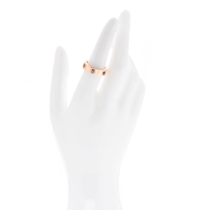 Cartier 18K Pink Gold Sapphire Garnet Amethyst 5.5mm LOVE Ring 53 6.5 2 of 4