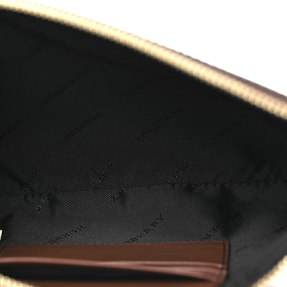 Burberry Horseferry Check Peyton Crossbody Clutch Bag Brown 5 of 10