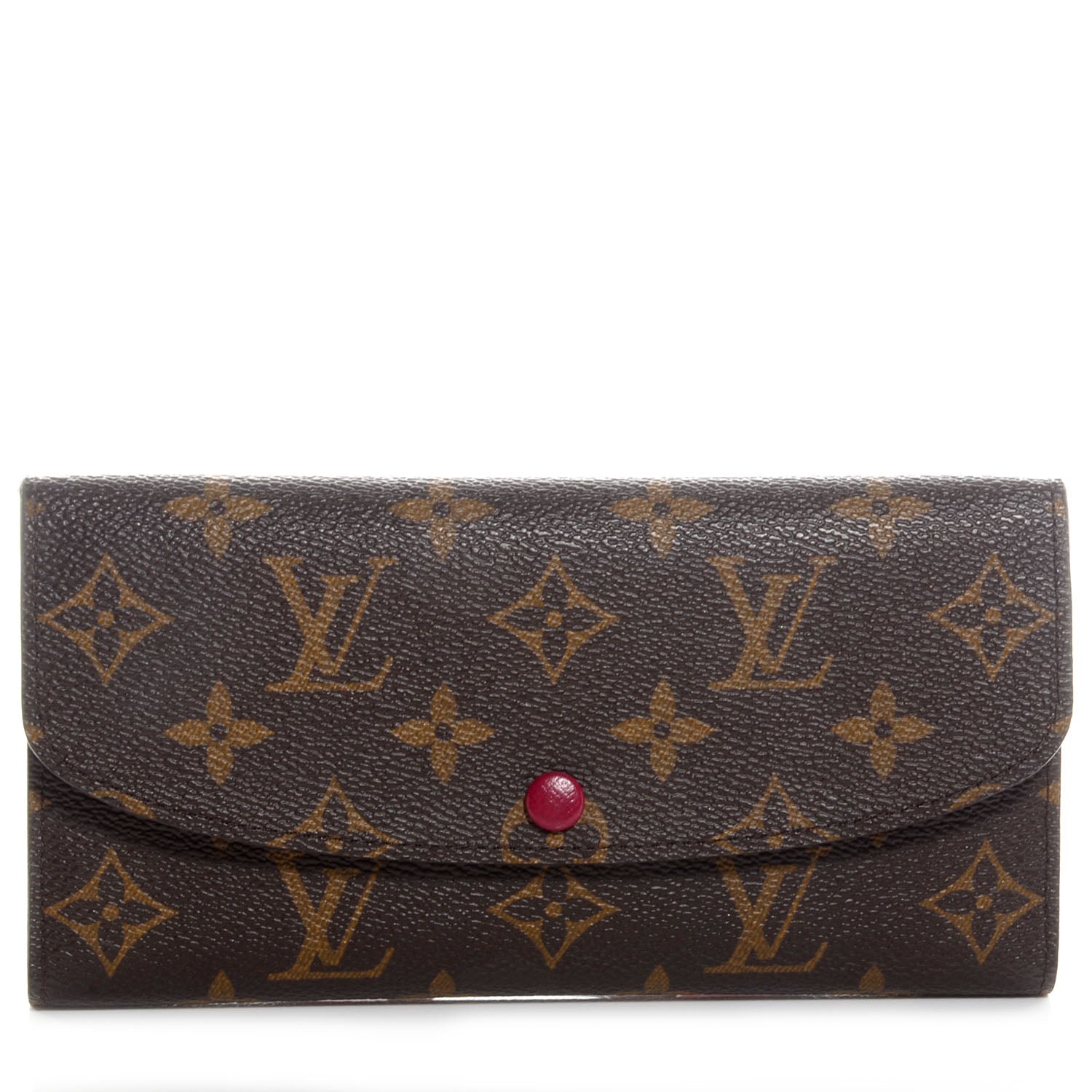 Louis Vuitton Monogram Emilie Wallet Fuschia 1 of 8