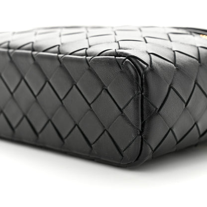 Bottega Veneta Calfskin Intrecciato Bang Bang Vanity Case Black 9 of 10