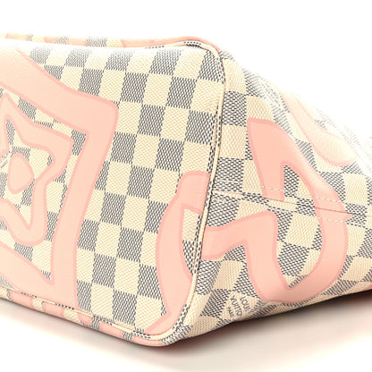 Louis Vuitton Damier Azur Tahitienne Neverfull MM 10 of 10