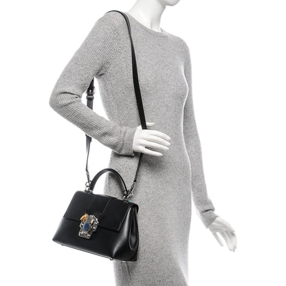 Dolce & Gabbana Calfskin Lucia Small Satchel Nero Black 2 of 7