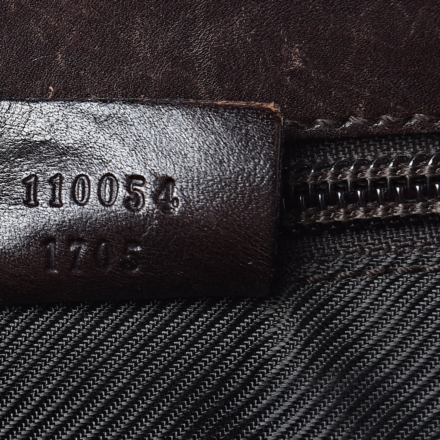Denim Monogram Flat Messenger Bag Black