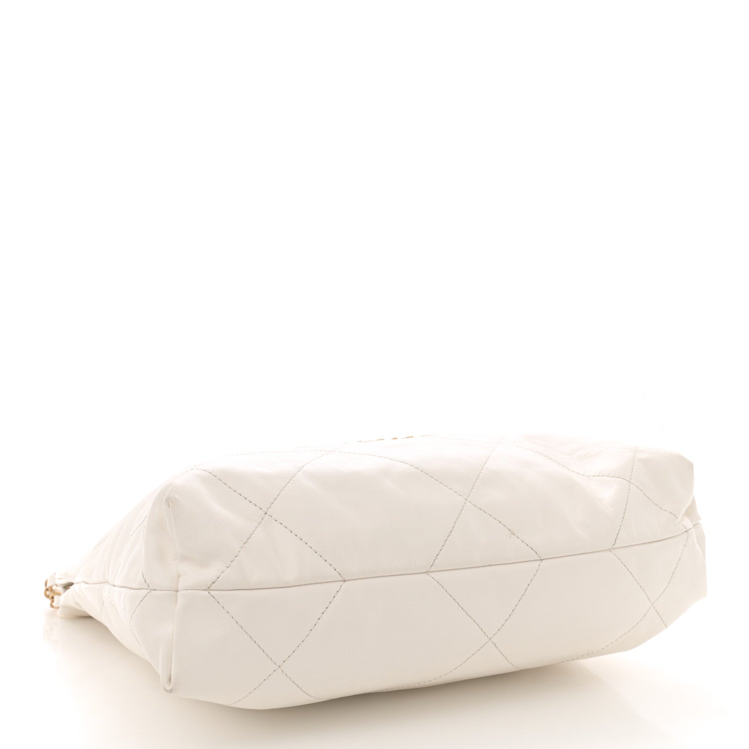 Chanel Shiny Calfskin Quilted Small Chanel 22 White 5 of 11