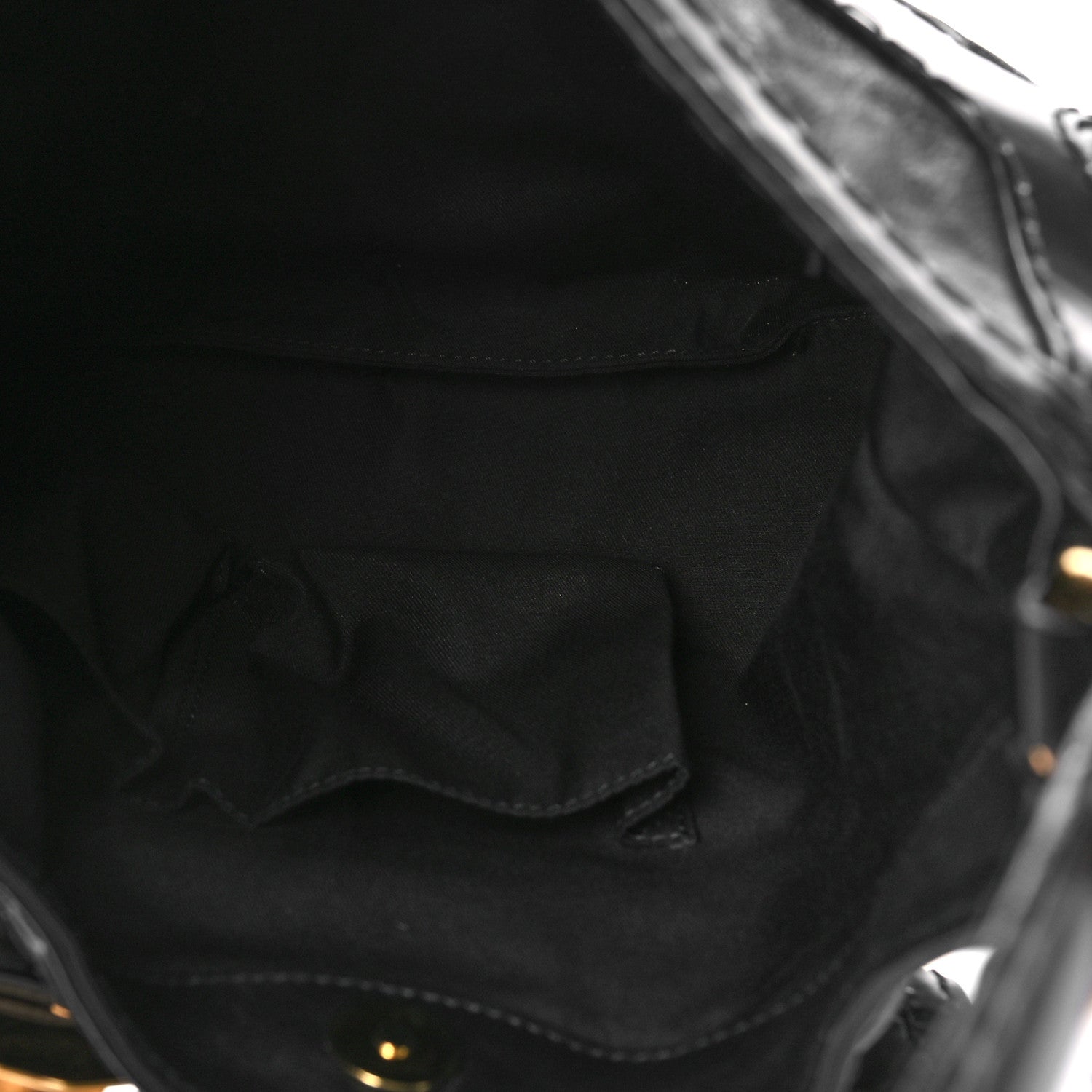 Gucci Calfskin Queen Bow Hobo Black 5 of 9