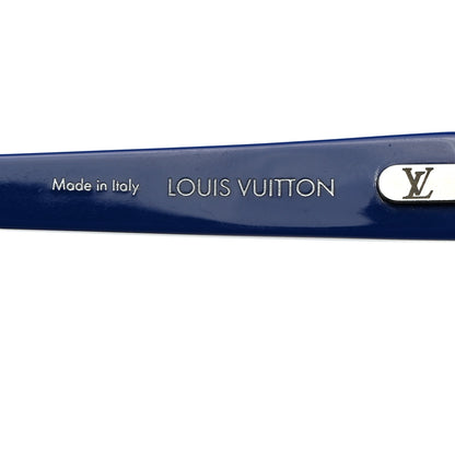 Louis Vuitton Acetate Outerspace Square Sunglasses Z1095W Black Blue 5 of 8