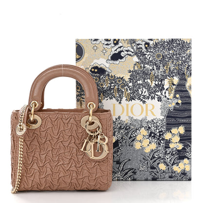 Christian Dior Lambskin Gathered Mini Lady Dior Fard 11 of 11