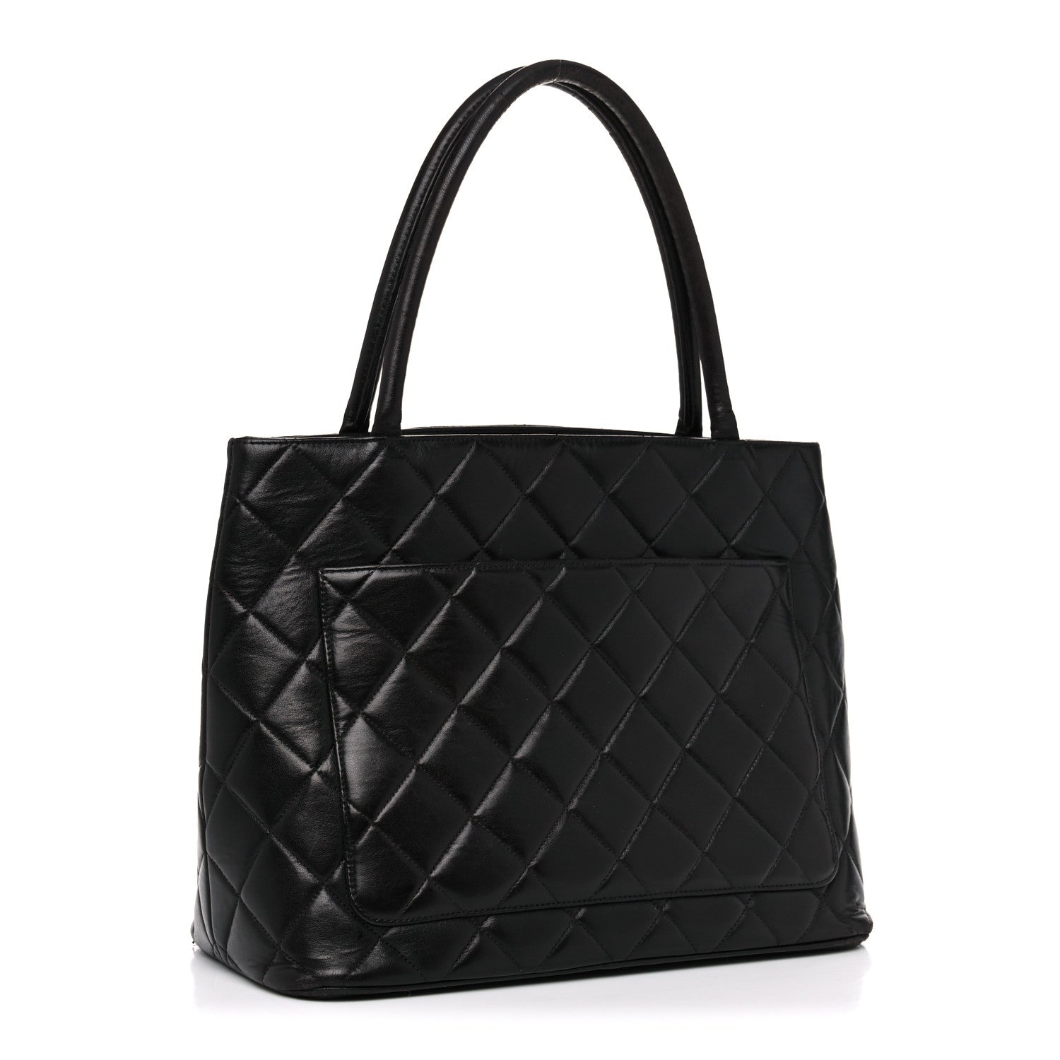 Chanel Lambskin Quilted Medallion Tote Black 3 of 27