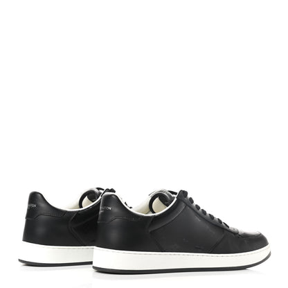 Louis Vuitton Calfskin Monogram Mens Rivoli Sneakers 9.5 Black 4 of 7