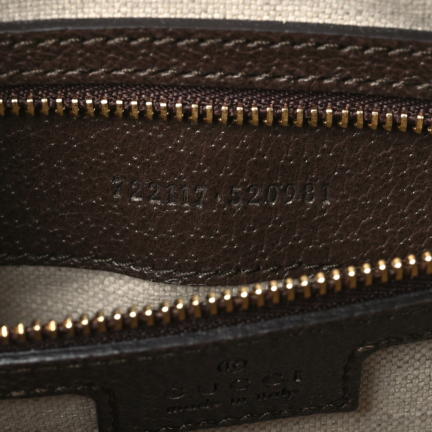 GG Supreme Monogram Textured Dollar Calfskin Web Studded Mini Ophidia Flap Shoulder Bag Beige Ebony New Acero
