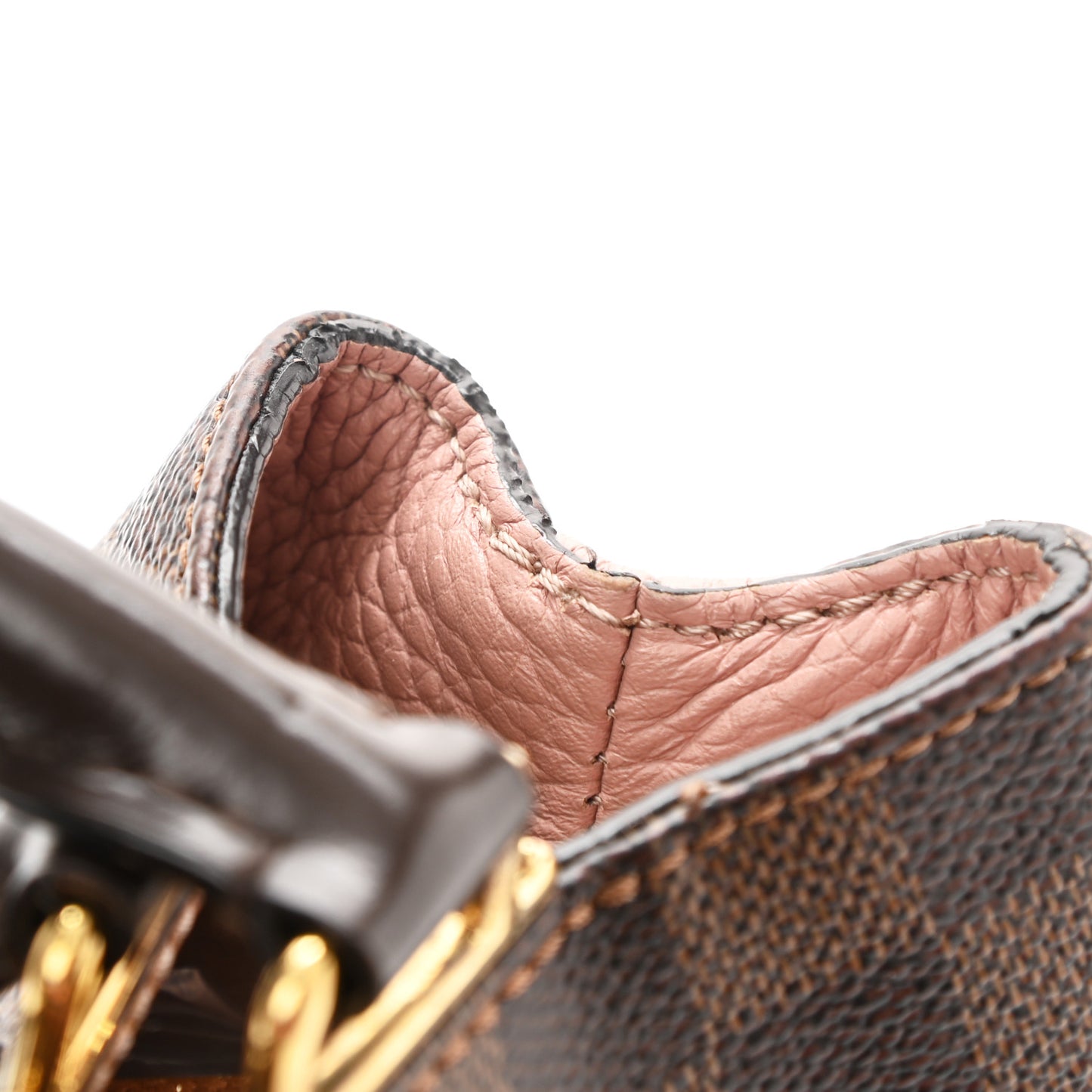 Damier Ebene Cuir Taurillon Brittany Magnolia