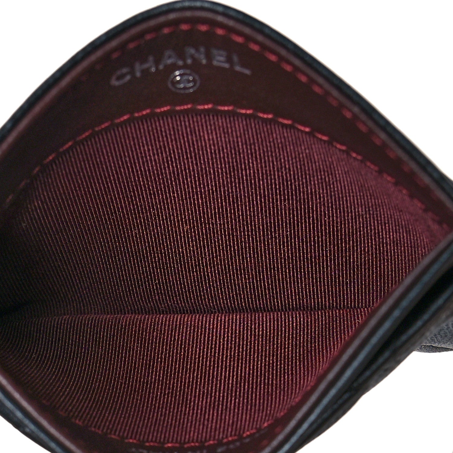 Chanel Lambskin Quilted Card Holder Black 5 of 8