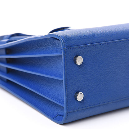 Saint Laurent Grained Calfskin Baby Sac De Jour Royal Blue 7 of 12