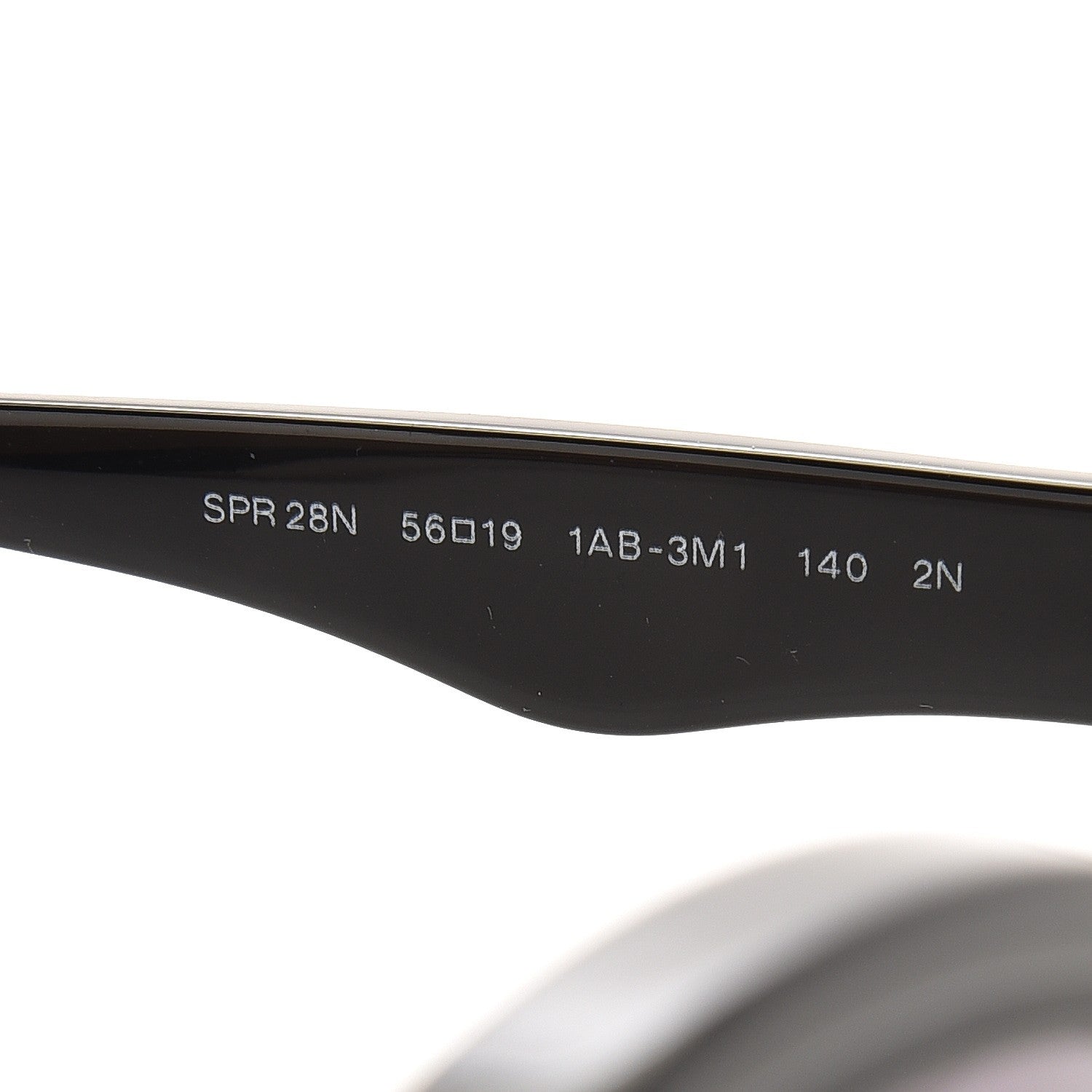 Prada Baroque Cat Eye Sunglasses SPR 28N Black 6 of 7