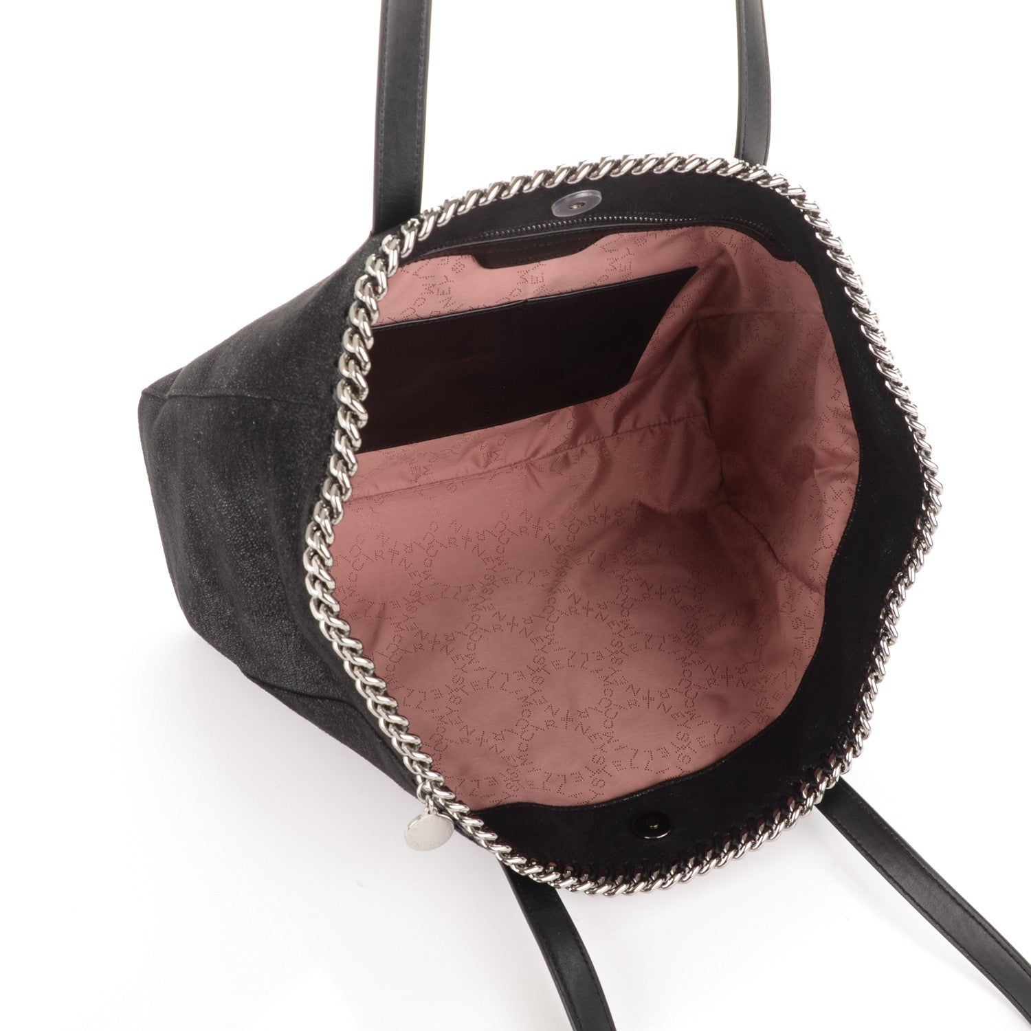 Stella McCartney Shaggy Deer Falabella East West Shopper Tote Black 5 of 8