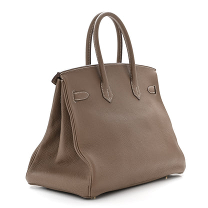 Hermes Togo Birkin 35 Etoupe 3 of 11