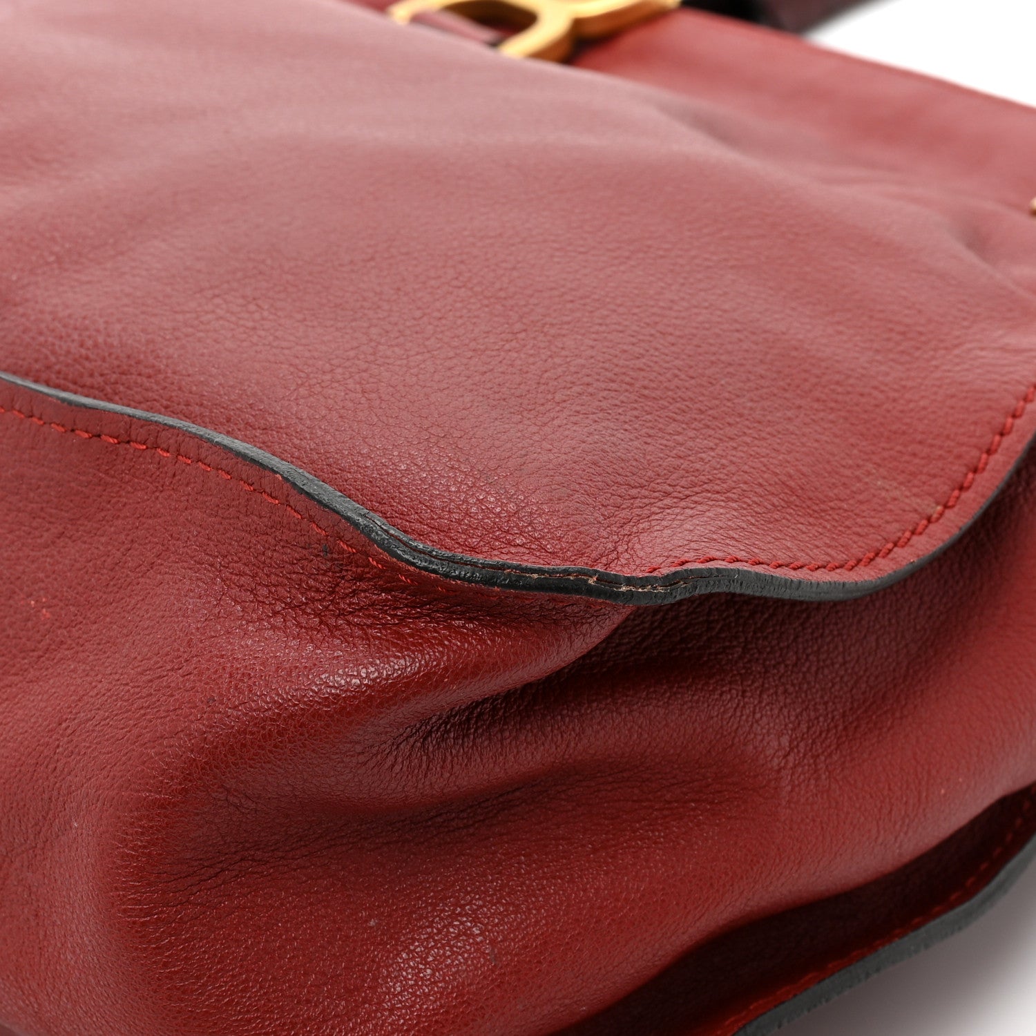 Chloe Calfskin Medium Marcie Satchel Garnet 13 of 13