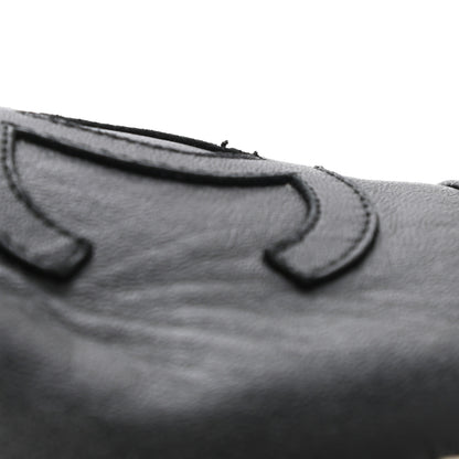 Chanel Lambskin CC Espadrilles 38 Black 9 of 12