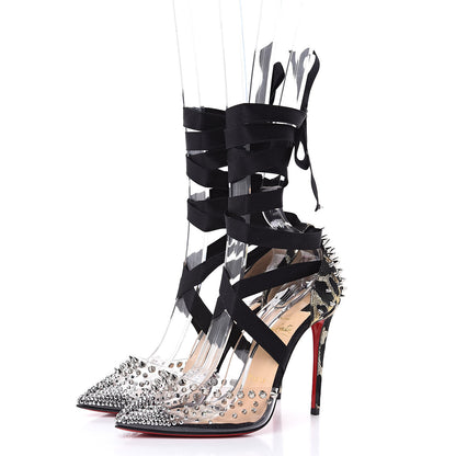 Christian Louboutin PVC Merchante Reine 100 Pumps 36 3 of 7
