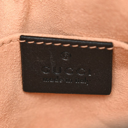 Gucci Calfskin Matelasse GG Marmont Belt Bag 75 30 Black 6 of 10