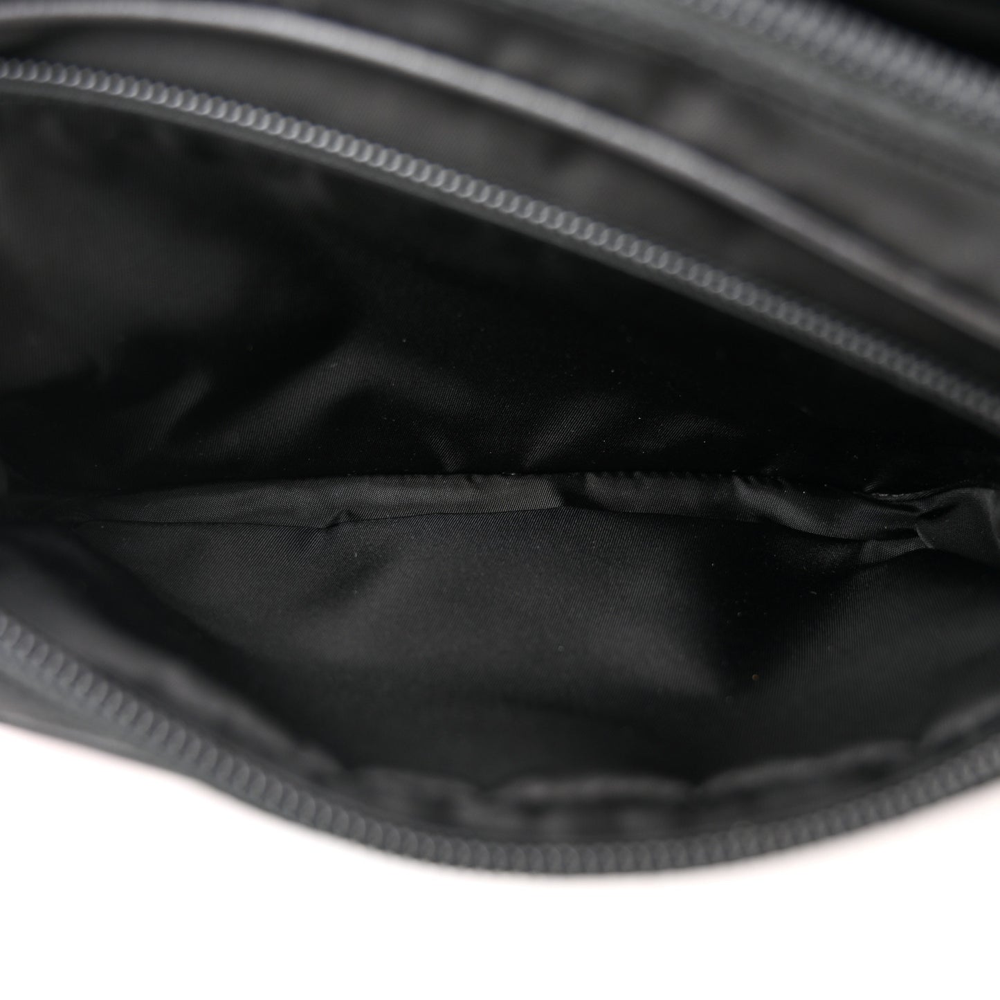 Tessuto Nylon Saffiano Belt Bag Black