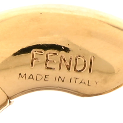 Fendi Metal Crystal Ear Cuff Gold 3 of 3