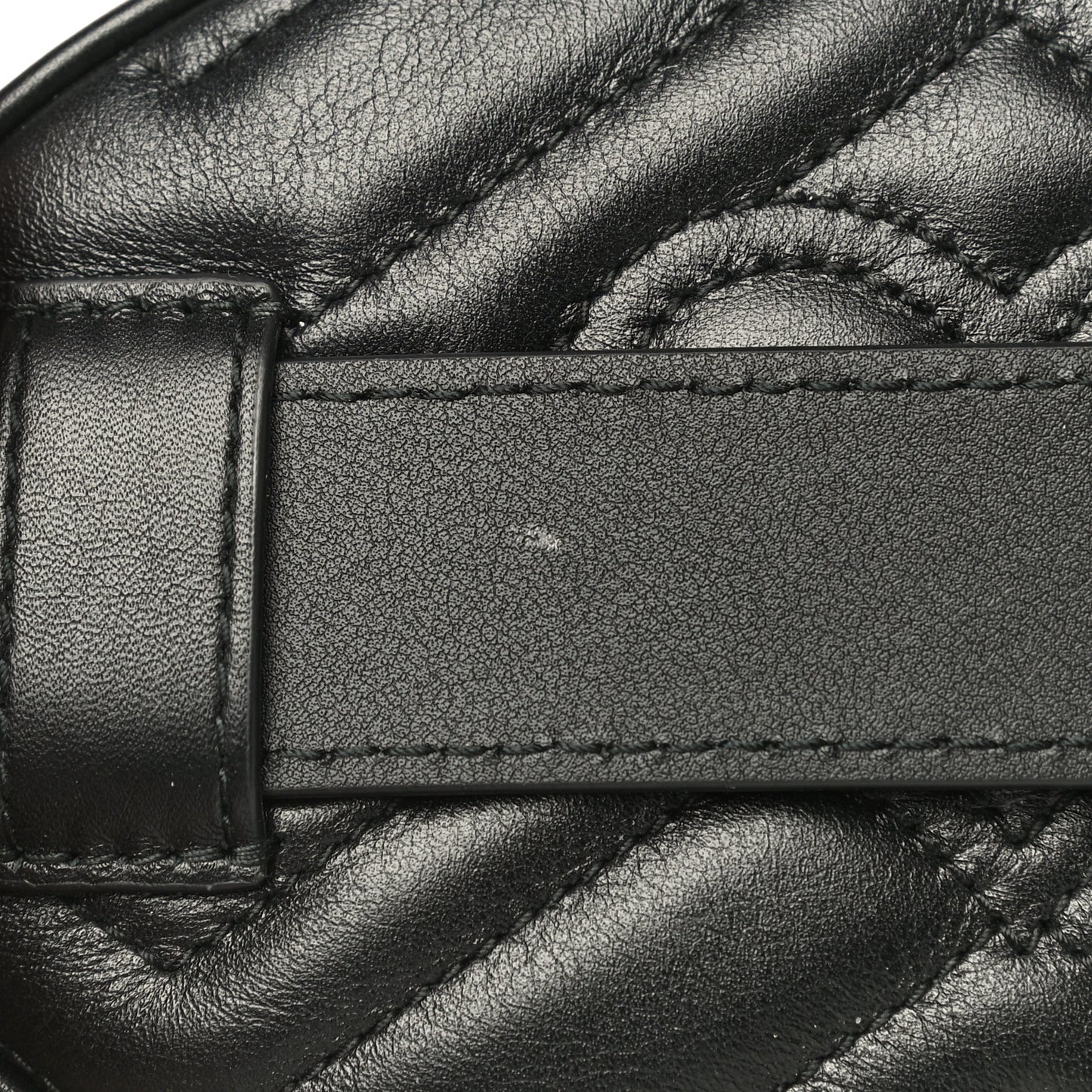 Calfskin Matelasse GG Marmont Belt Bag 75 30 Black