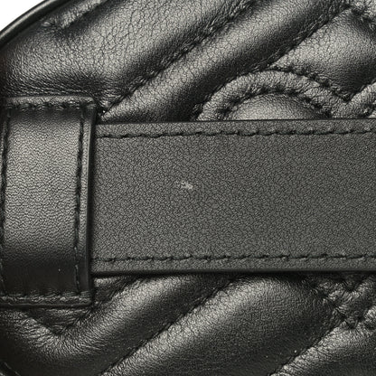 Gucci Calfskin Matelasse GG Marmont Belt Bag 75 30 Black 15 of 15