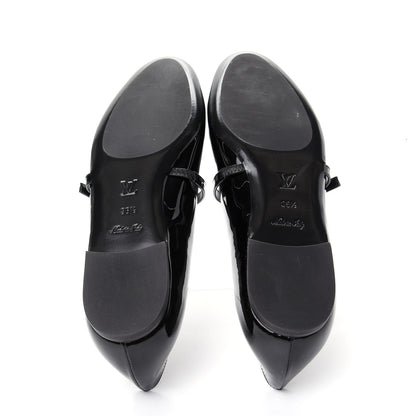 Louis Vuitton Patent Uniformes Ballet Flats 38.5 Black 6 of 10