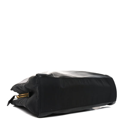 Prada Nappa Nylon Chain Shoulder Bag Black 4 of 8