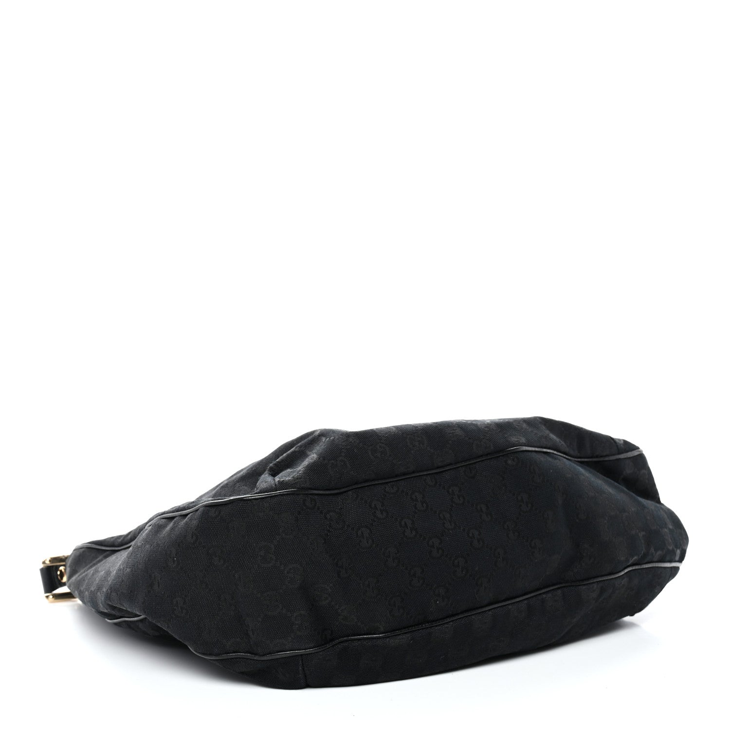 Gucci Monogram Large New Ladies Web Hobo Black 4 of 13
