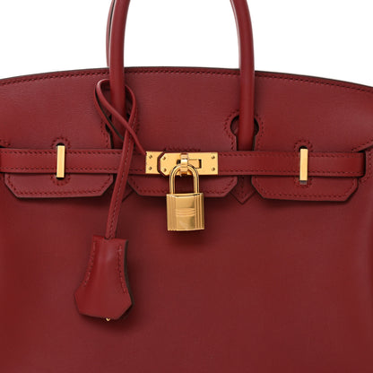 Hermes Veau Jonathan Birkin 25 Rouge Vif 9 of 12