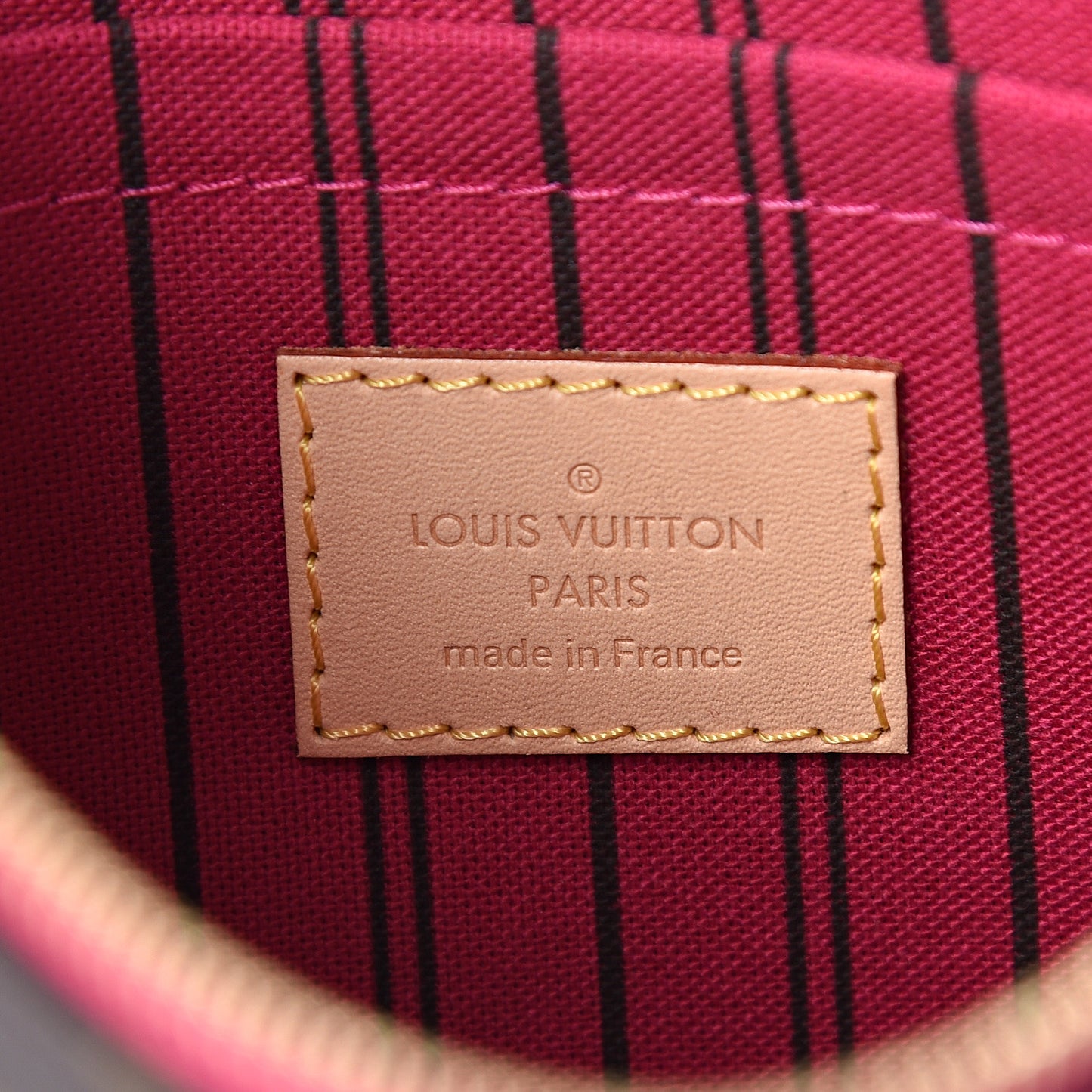 Monogram Neverfull MM GM Pochette Pivoine