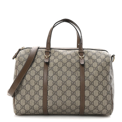 Gucci GG Supreme Monogram Margaux Calfskin Medium Nice Boston Beige Ebony Acero 1 of 10