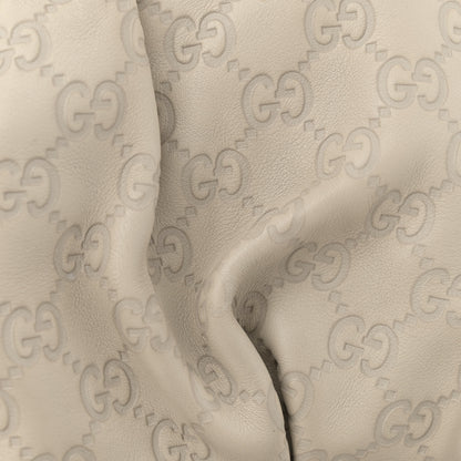 Gucci Guccissima Medium Sukey Tote White 14 of 16
