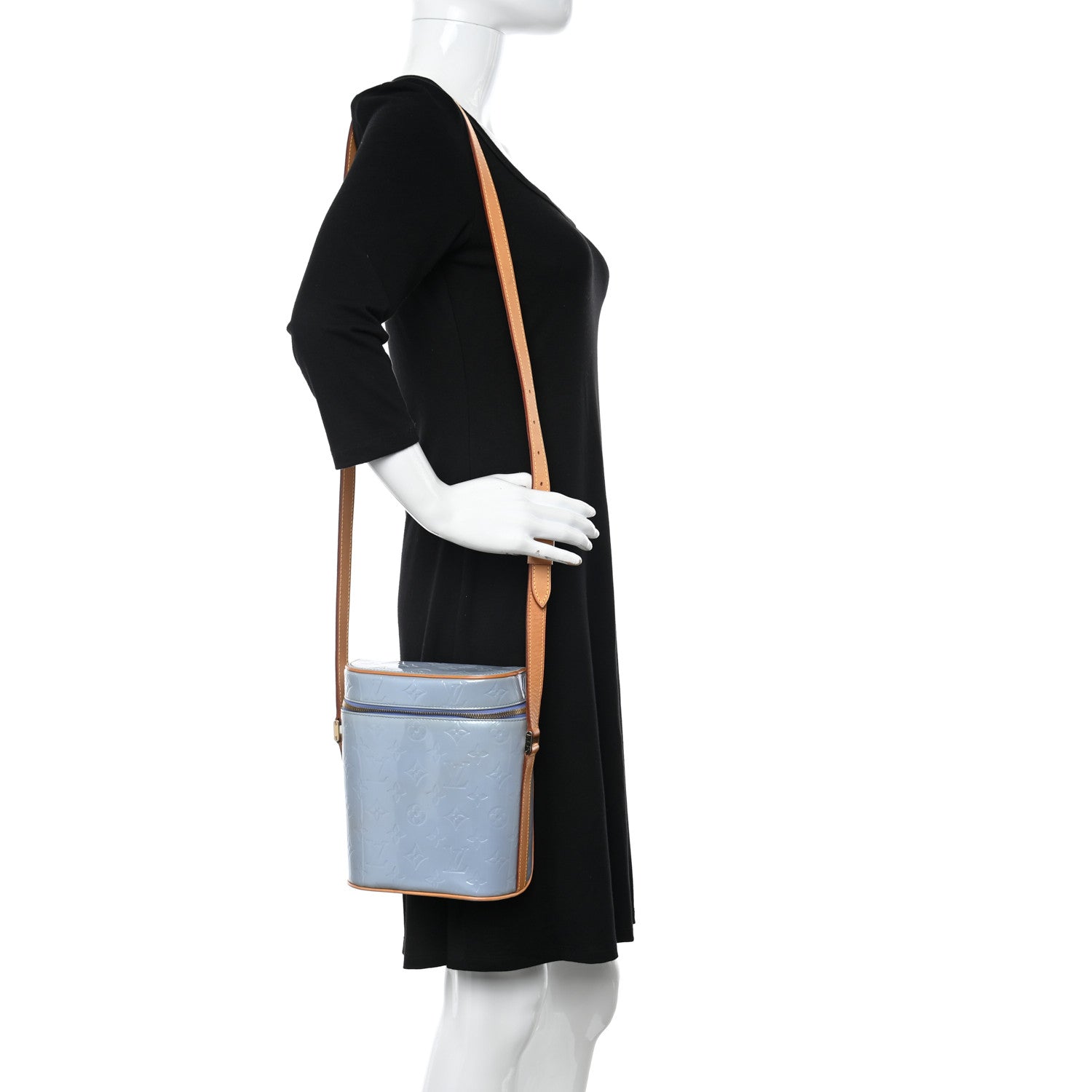 Louis Vuitton Vernis Sullivan Vertical Baby Blue 2 of 12