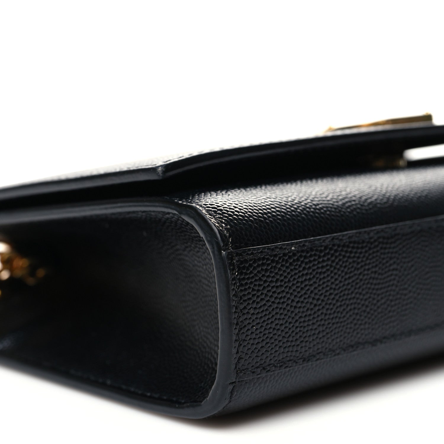 Saint Laurent Grain De Poudre Small Monogram Kate Satchel Black 8 of 9