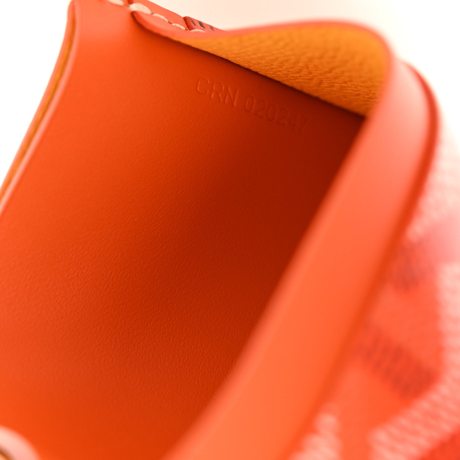 Goyard Goyardine Saint Sulpice Card Holder Orange 7 of 8