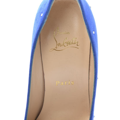 Christian Louboutin Suede Degrastrasss 100 Pumps 36.5 Version Electric 8 of 12