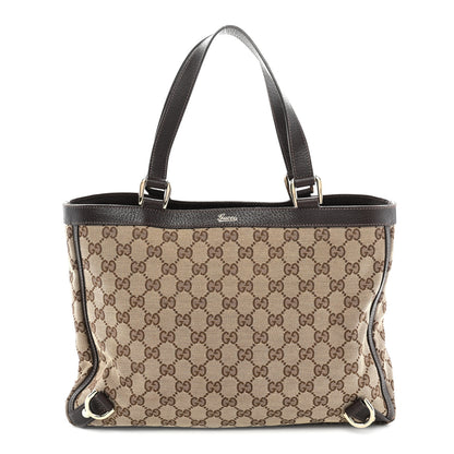 Gucci Monogram Medium Abbey Tote  Brown 1 of 14