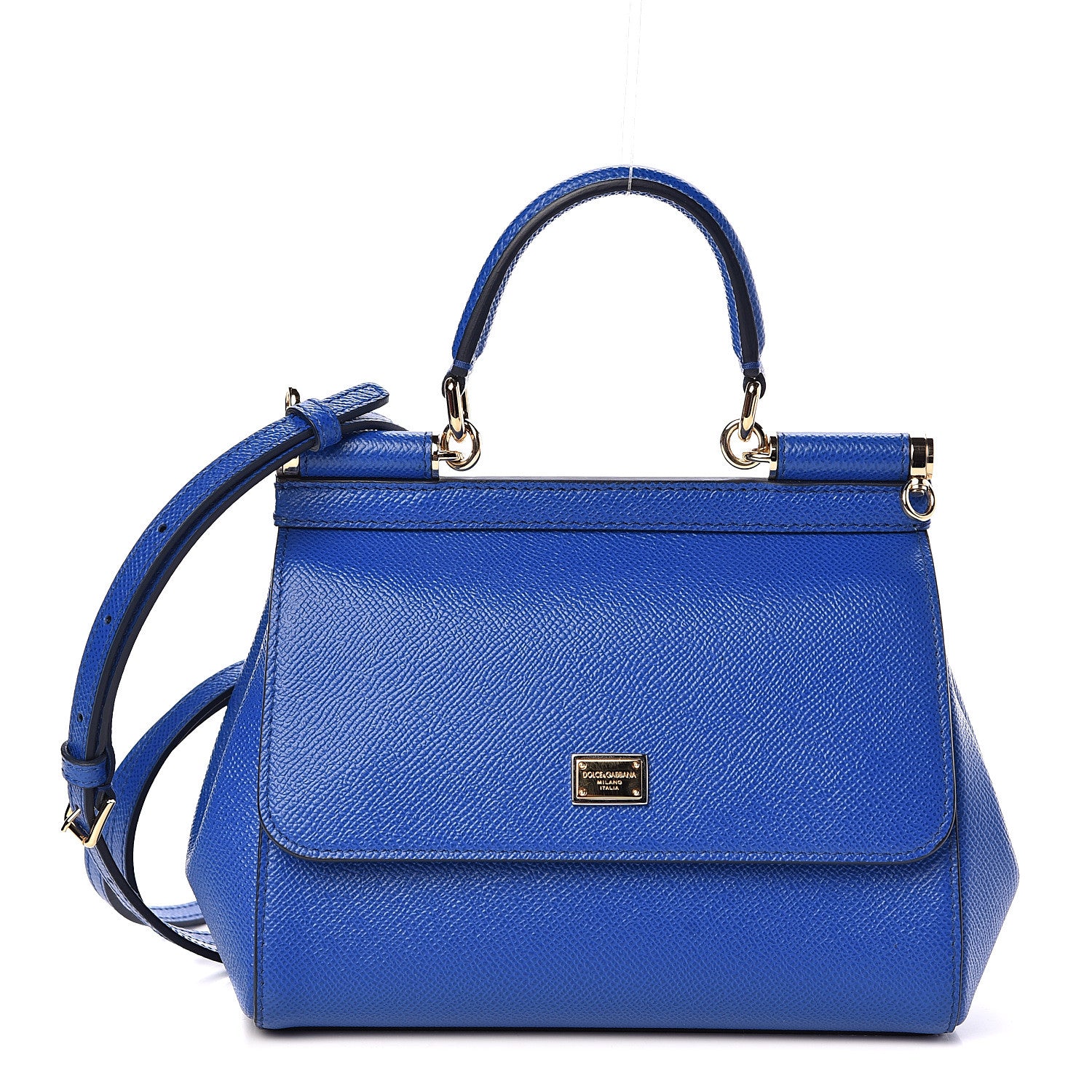 Dolce & Gabbana Dauphine Small Miss Sicily Satchel Bleuette Scuro 1 of 9